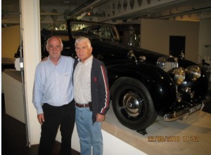 Nicola and Pat at Motor Museum